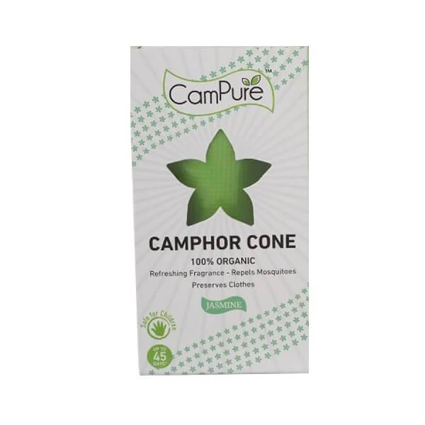 Mangalam Campure Camphor Cone - Jasmine 